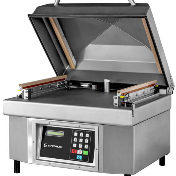 Commercial single chamber vacuum sealer, ideal for high output production and high volume packaging needs